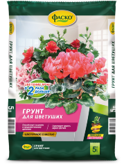 Грунт для цветущих растений ФАСКО® "Цветочное счастье"