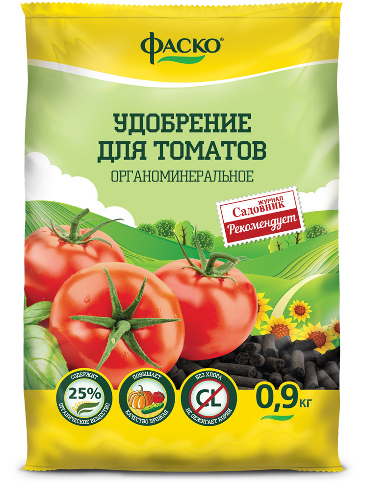 Удобрение органоминеральное для томатов ФАСКО® - где купить, инструкция поприменению, описание, состав